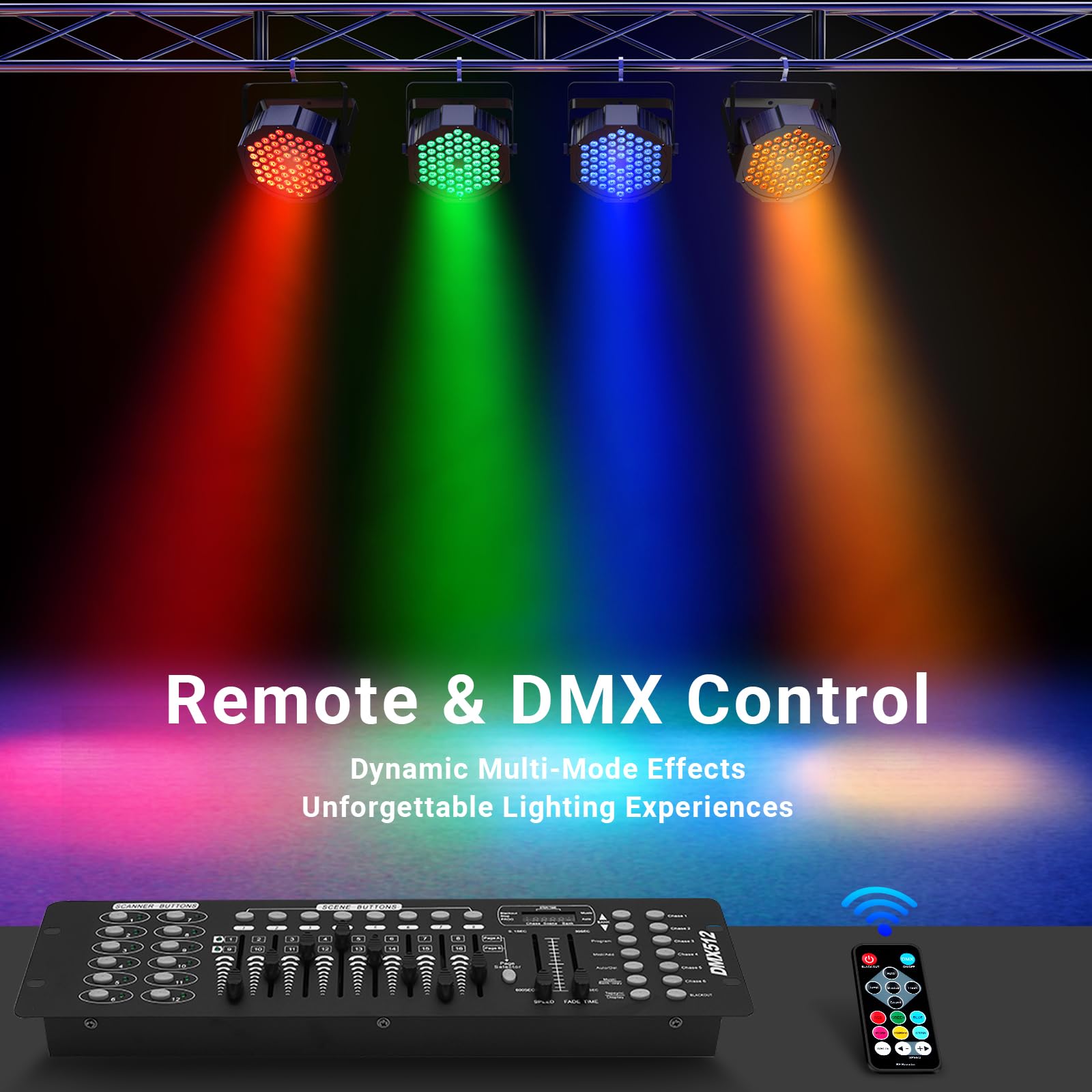 Amazon.com: LaluceNatz Stage Par Can Lights: 90W Brightness