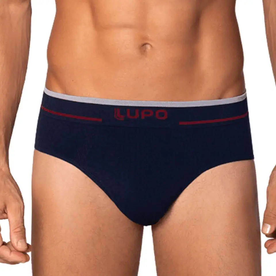 Cueca Slip Seamless Sem Costura Masculino Fio Texturizado Adulto
