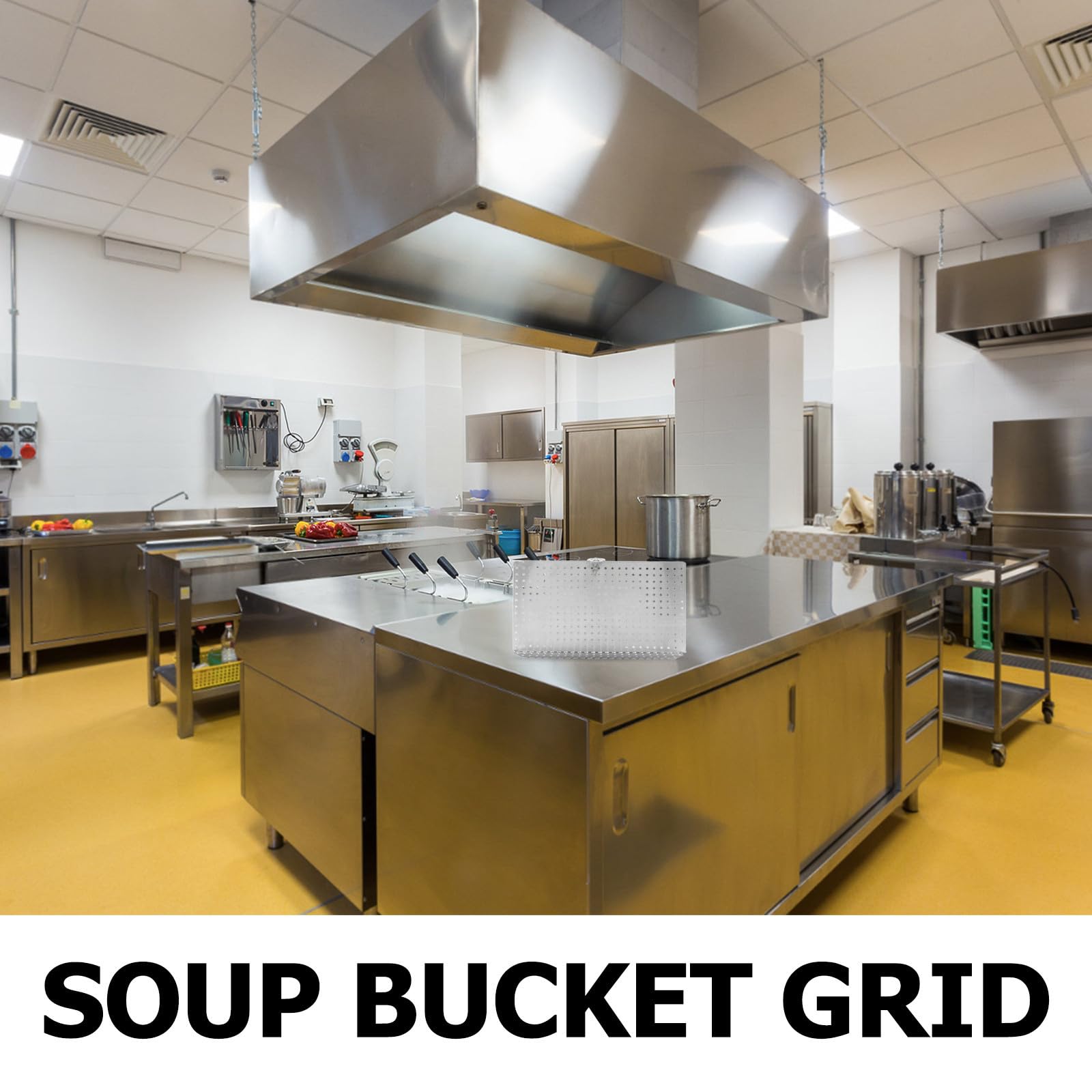Divisore per Cuocipasta Commerciale in Acciaio Inox | Design di Cottura Separata, Scomparti con Sezione Divisoria, Uso in Cucina Professionale
