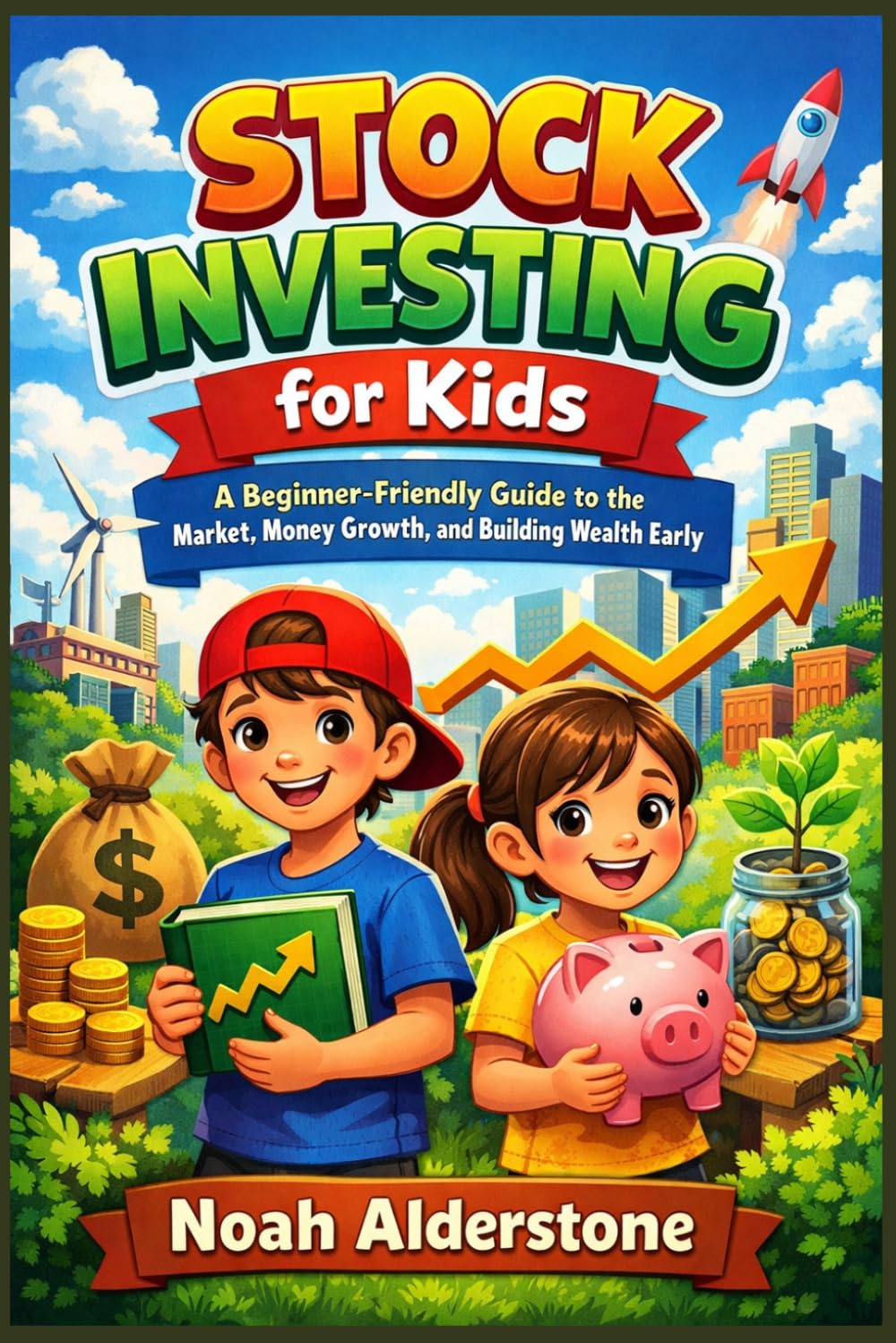 Stock Investing for Kids: A Beginner-Friendly Guide to the Market, Money Growth, and Building Wealth Early