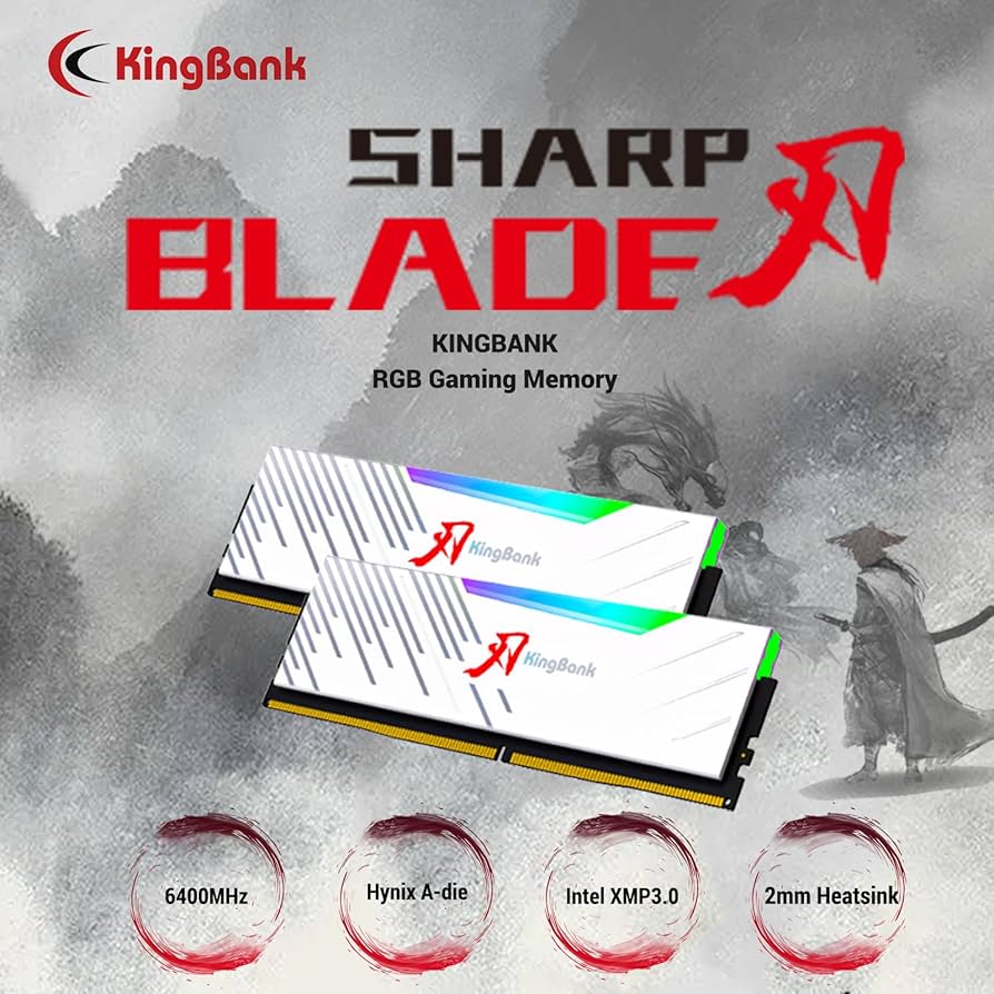 新品32GB 6400mhz DDR5 16gb×2 ARGB SK-Hynix Amazon.co.jp: コンピューターメモリ Ram KingBank Hynix A-die