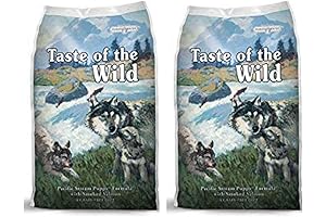 Pack the Power: Taste of the Wild Pacific Stream Puppy Dry Dog...