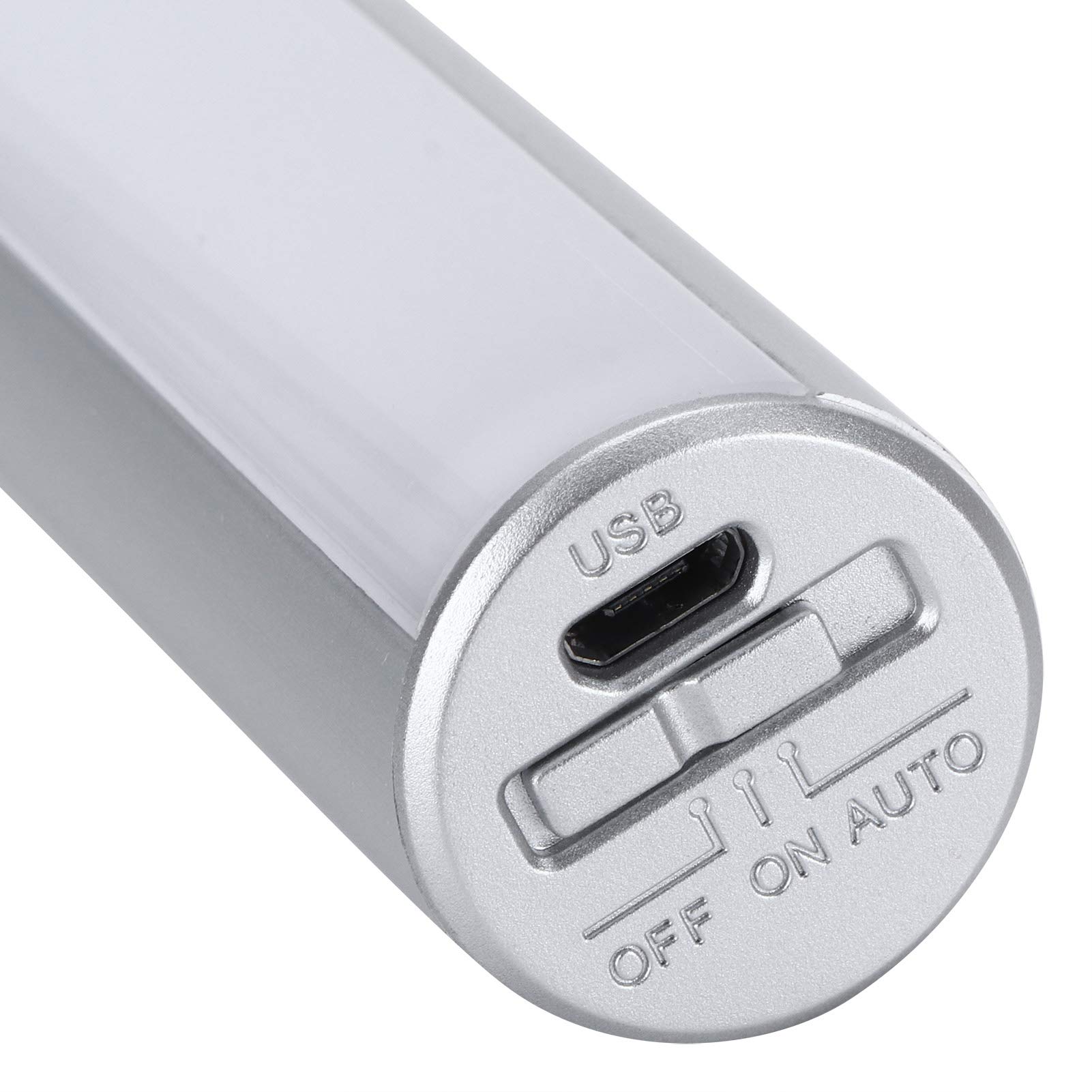 Lampada LED portatile USB di ricarica sensore di movimento luce notturna regolazione angolo bianco