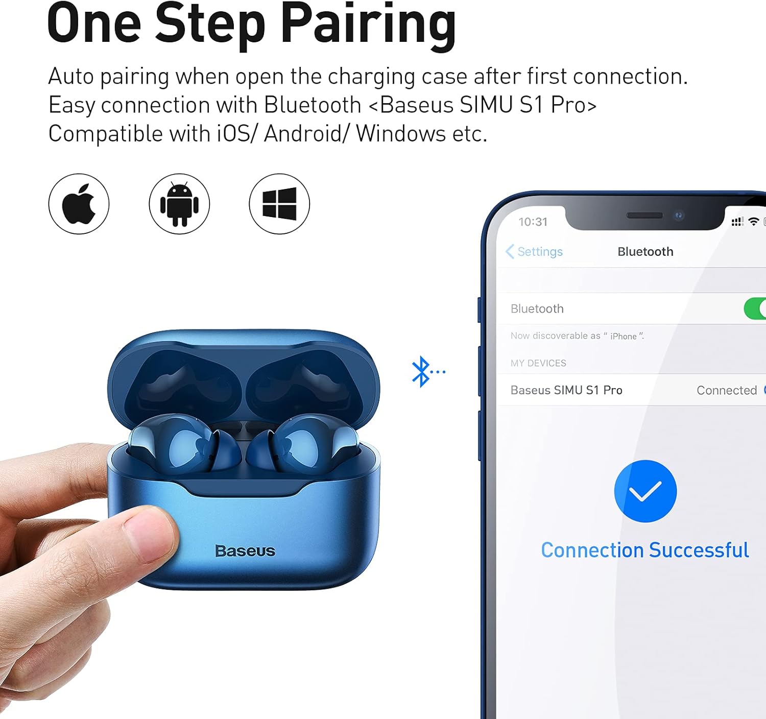 Baseus S1 Pro One Step Pairing