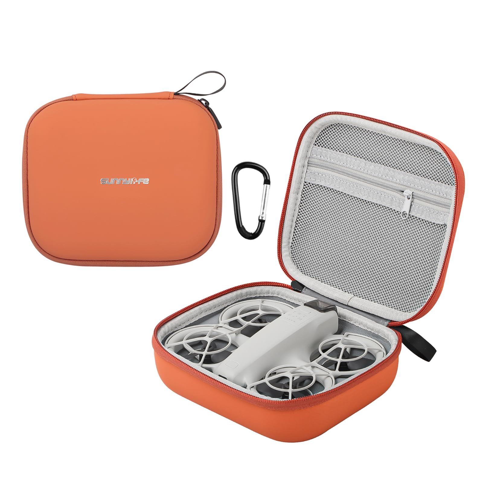 ZJRXM Case for DJI Neo Drone Accessories, Portable Travel Bag Carrying Case for DJI Neo Drone (Orange)