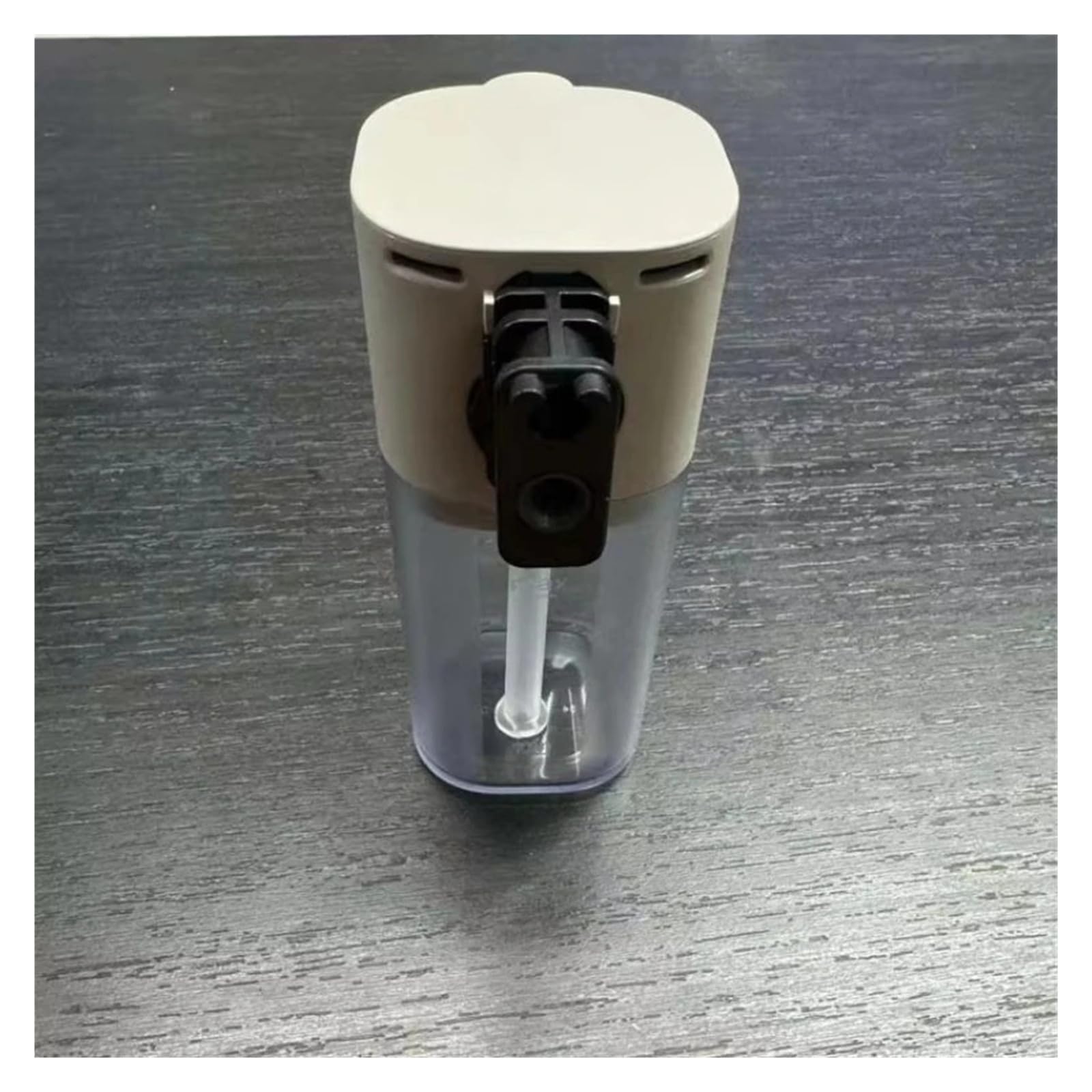 Cafetera de cápsulas F111 EN500, compatible con Nestlé y Nespresso, con juego completo de latas y depósito de leche.(Ivory)