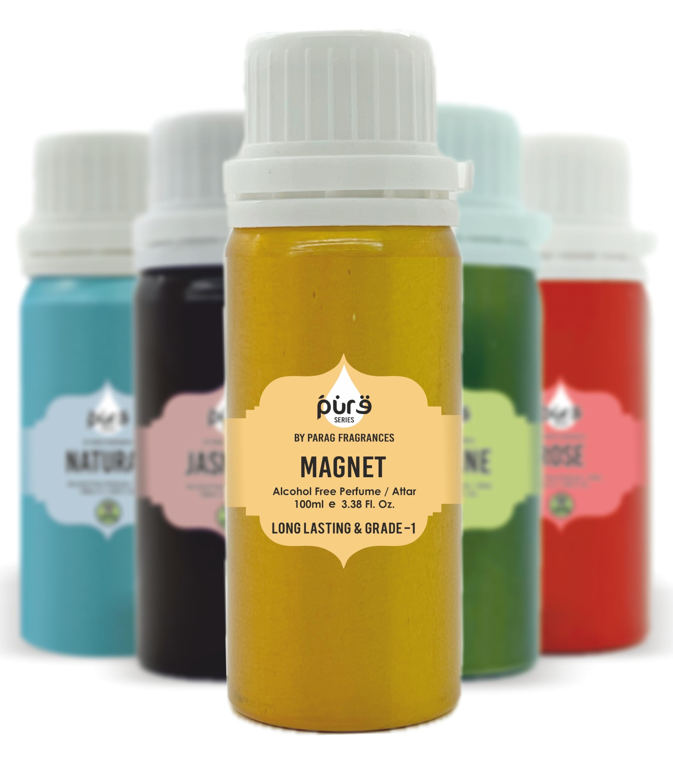 - Magnet Attar 100Ml (Pure Series) Long Lasting, Alcohol Free And Grade-1 Attar For Personal And Religious Use