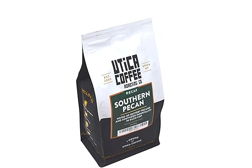 Miniatura 12 de Utica Coffee Roasting Co. Descafeinado Café molido tostado medio Bolsa de 16 Oz con cierre