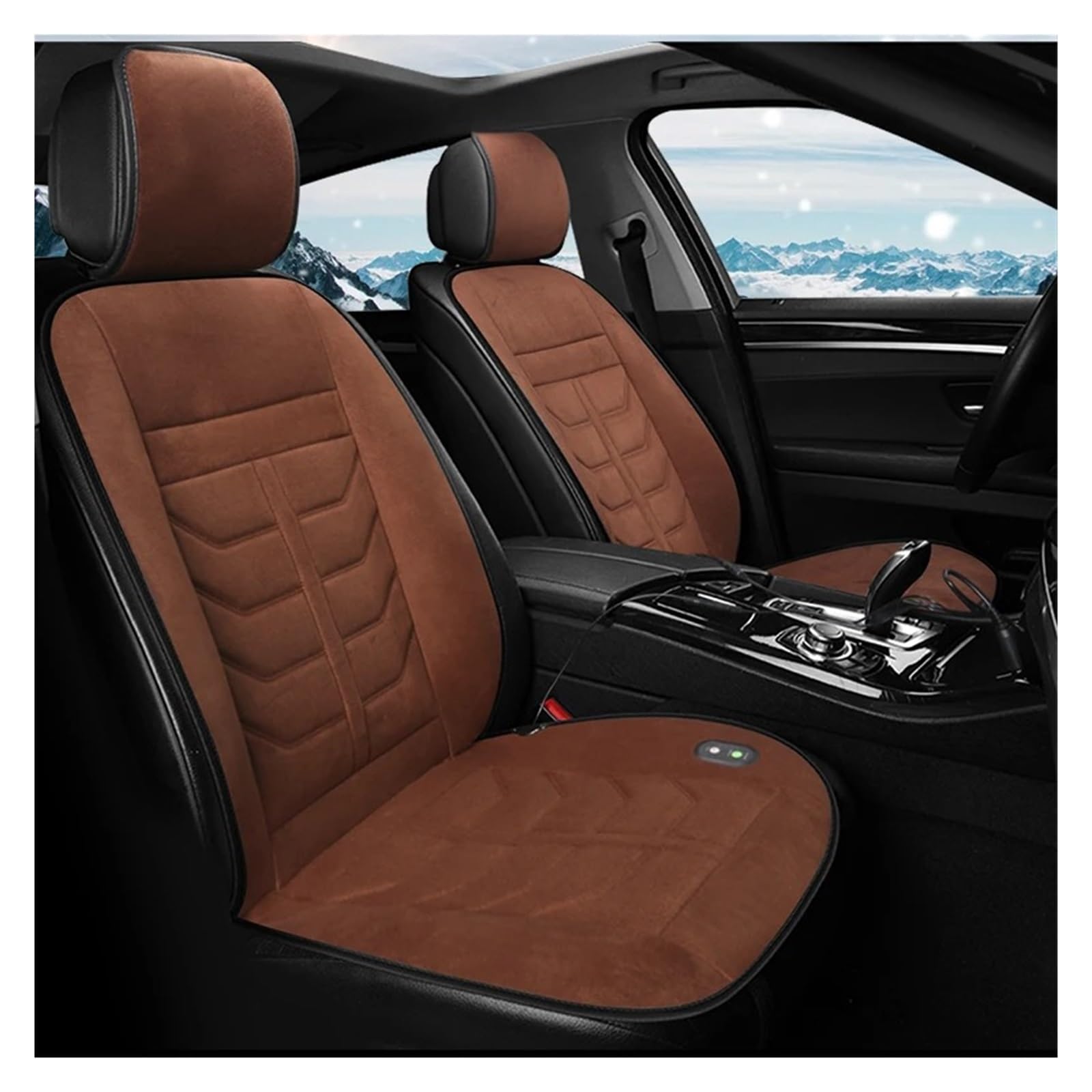 Lote Fundas Asientos Coche 2019 Cojín con Calefacción para Coche Asiento Individual Invierno Eléctrico Doble 12v Pinzas Coche Asiento Fundas