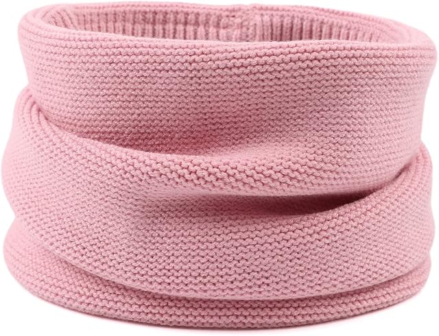 Pesaat Knitted Baby Boys Girls Scarf Autumn Winter Toddler Scarves Warm Round Neck Warmer Infant Toddler Kids