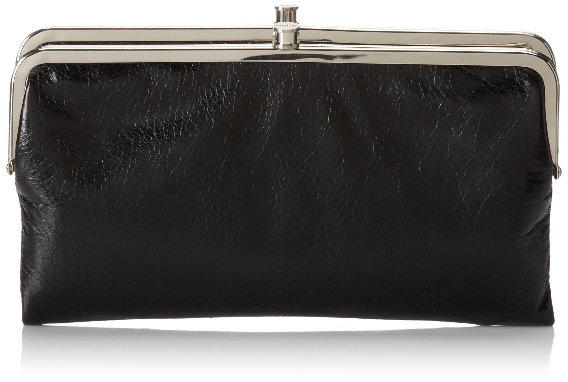 HOBOLauren Clutch for Women - Soft Leather Construction - Two Top Frame Compartments - Kiss Lock Closure