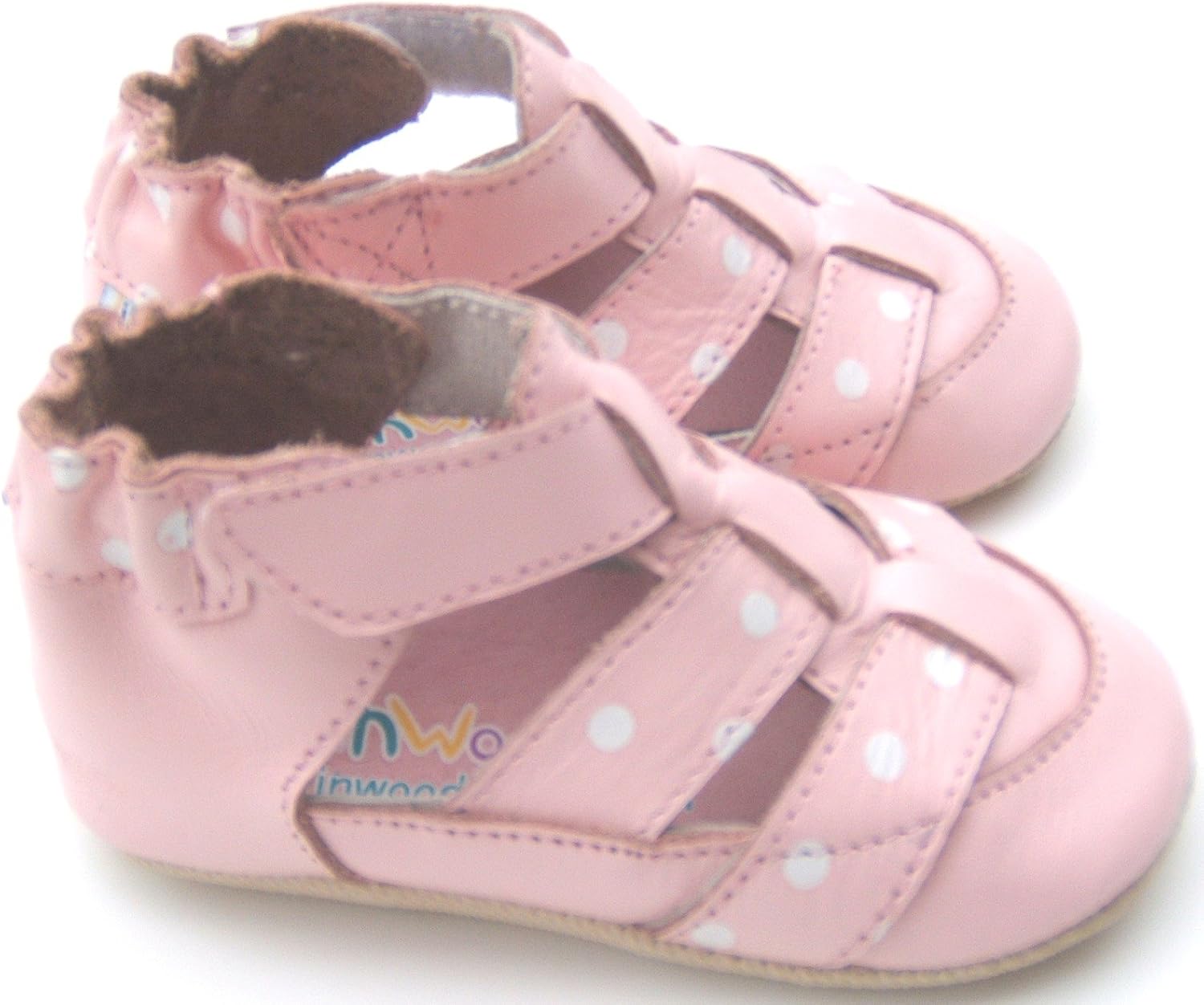 Prewalk Baby Shoes Boy Girl Infant Children Kid Toddler Crib Boy First Walk Gift Thin Rubber Sole Carmen Sandal Pink (0-6month, Pink)