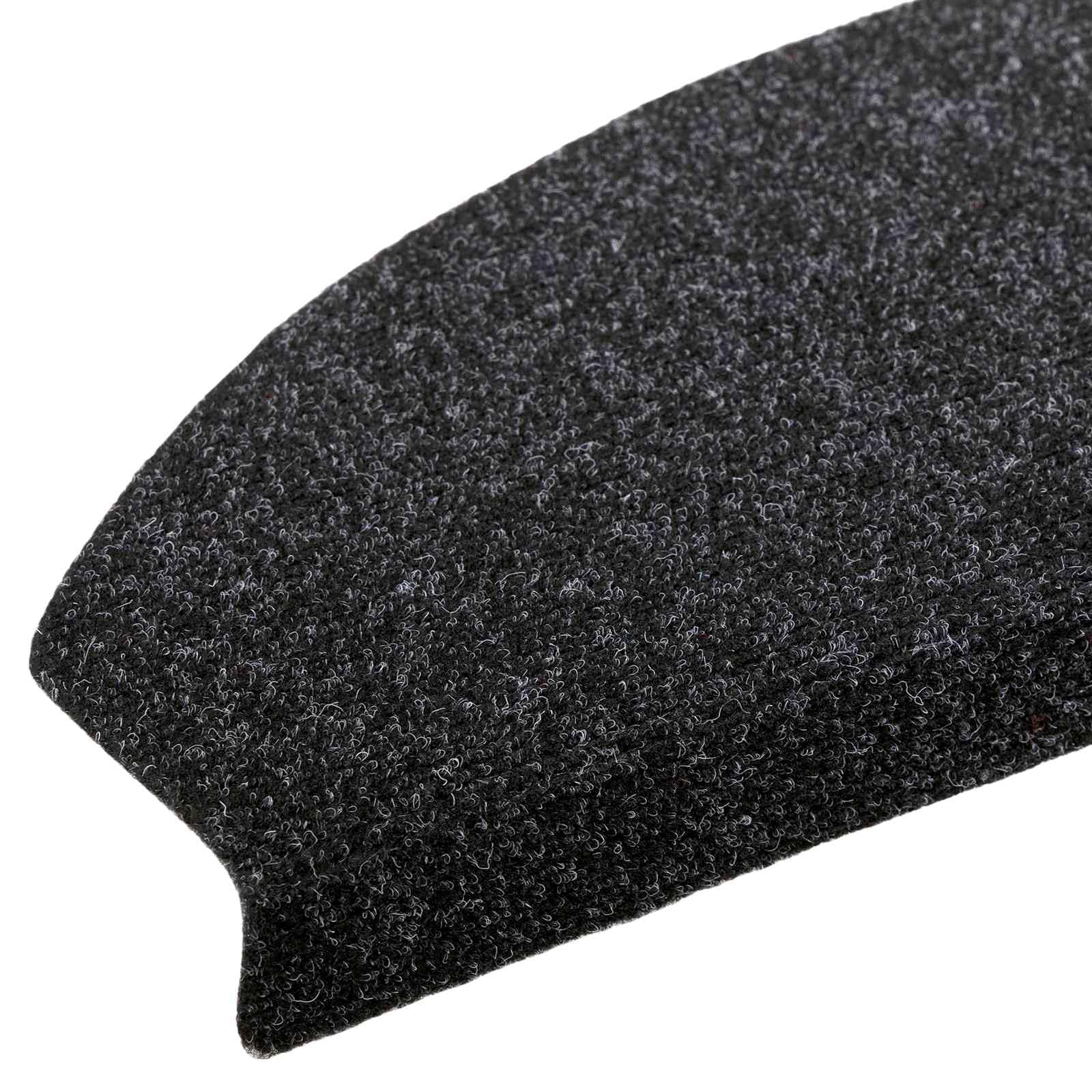 vidaXL Selbstklebende Stufenmatten 15 STK. 80 x 24,5 x 3,5 cm Schwarz