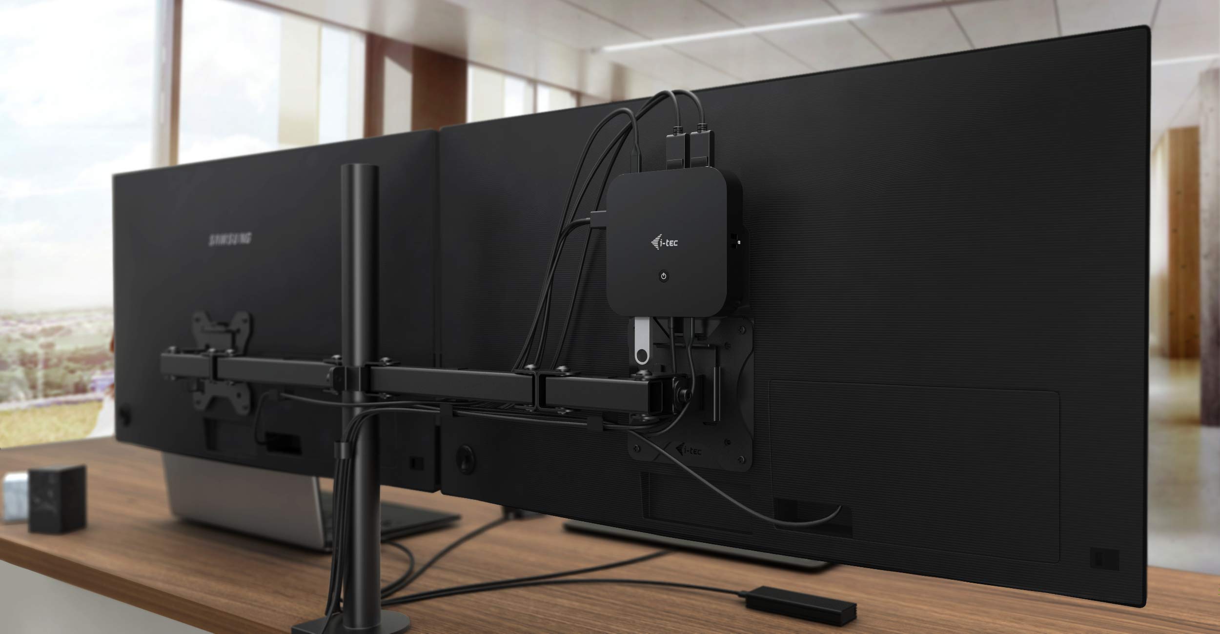 i-tec Stacja dokująca USB-C 2x4K - 2x DisplayPort 1x USB-C 3x USB 3.0 2x USB 2.0 1x GLAN 1x Audio/mikrofon