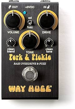 ベース WAY HUGE Pork & pickle (Smalls) Way Huge Smalls Pork and Pickle Bass Overdrive Pedal