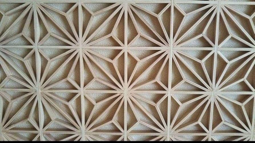 66❣️特価！値段交渉OK❣️ 麻の葉組子 カラーアクリル板入り 2枚一組 66 麻の葉組子 カラーアクリル板入り 2枚一組