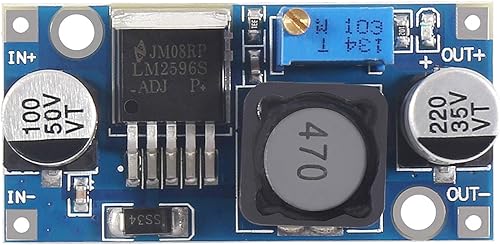 Miniatura 5 de 4Pack LM2596 DC-DC Buck Convertidor, Regulador de Voltaje Reductor Ajustable 3-40V a 1.5-35V Fuente de Alimentación de Alta Eficiencia Módulo