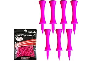 Pink 57: Unbreakable Golf Tees for Practice and Height Control