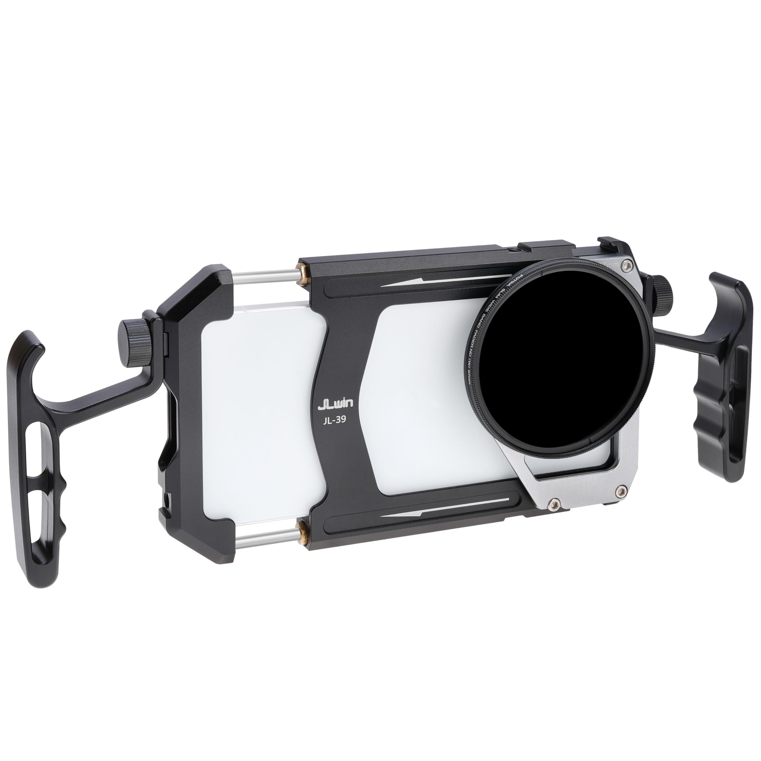 Foto4easy Universal Smartphone Video Rig,Aluminum Phone Video Stabilizer for iPhone for Samsung for Pixel and Other Android Phones