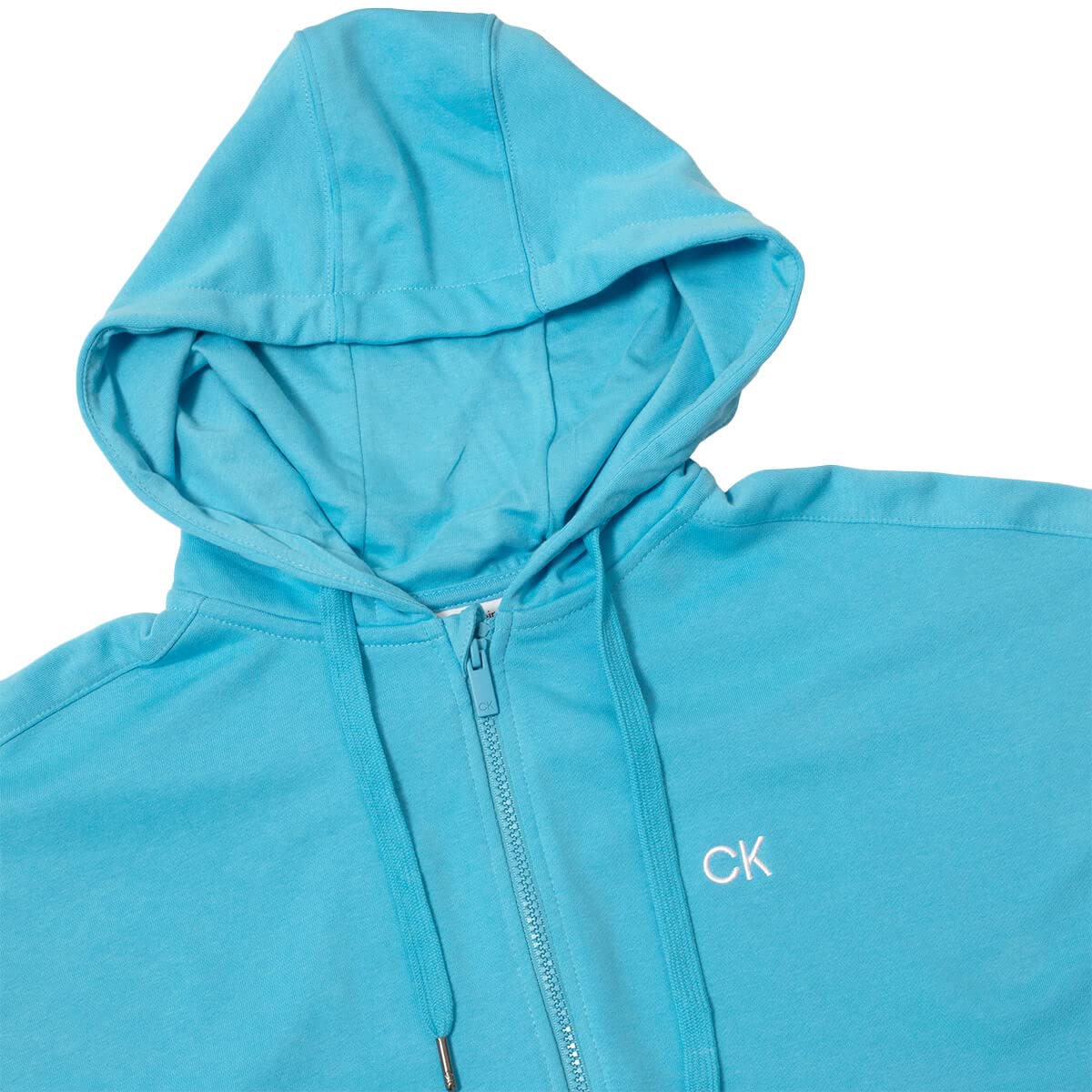 Calvin Klein Capa 2023 - Felpa con cappuccio da donna con zip intera e traspirante