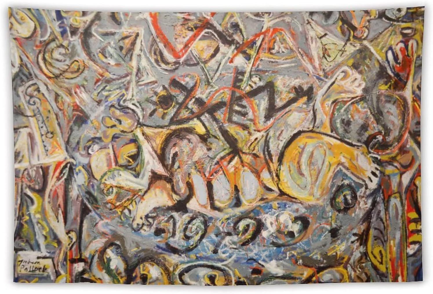 Jackson Pollock （06） Abstract Art Tapestry Botswana Ubuy