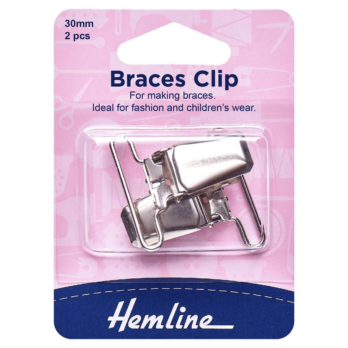 Braces Clip - Nickel