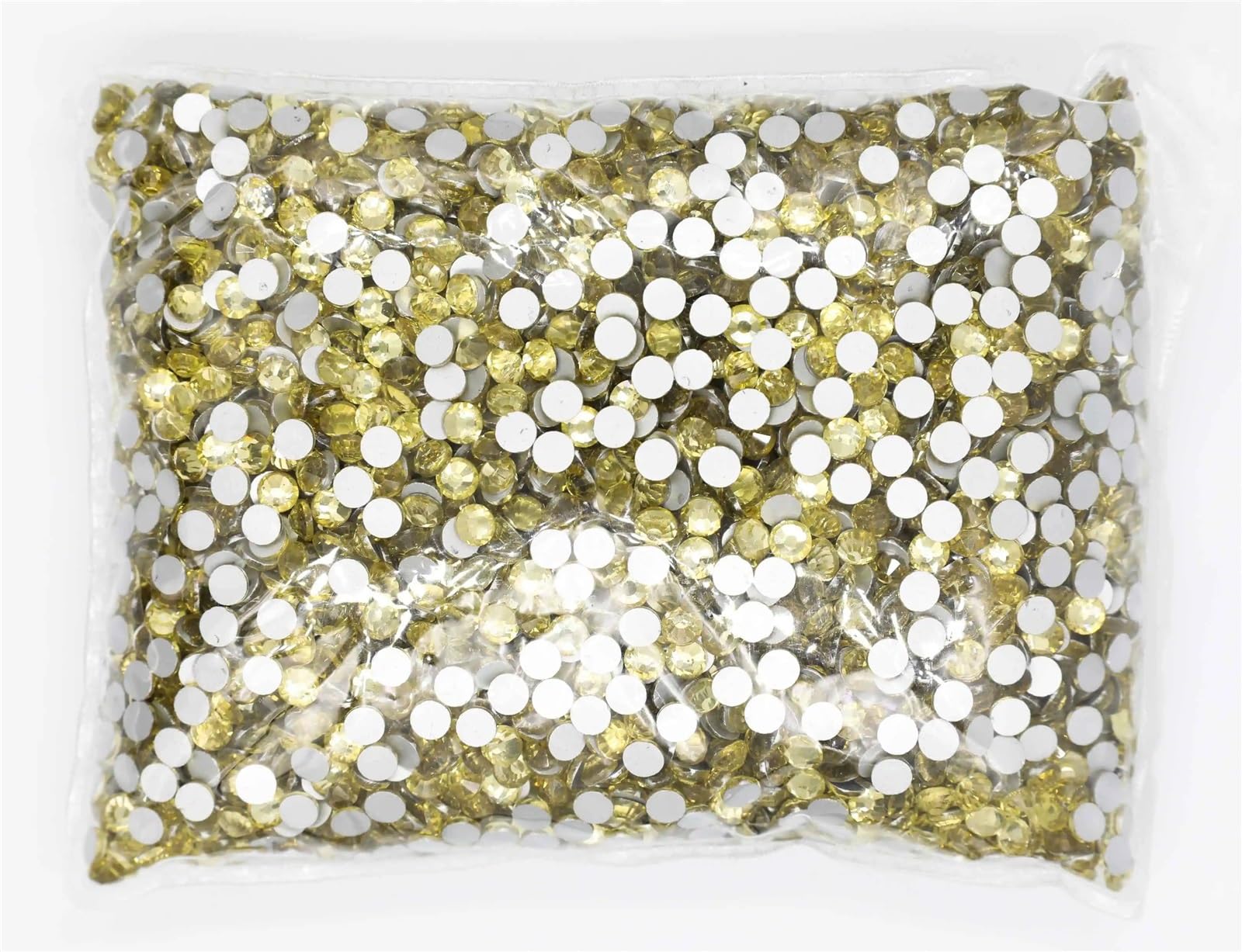 Strass Termoadesivi SS3-SS20 Flatback Crystal AB Strass non termoadesivi for decorazioni Nail Art(Jonquil,Ss20 14400pcs)