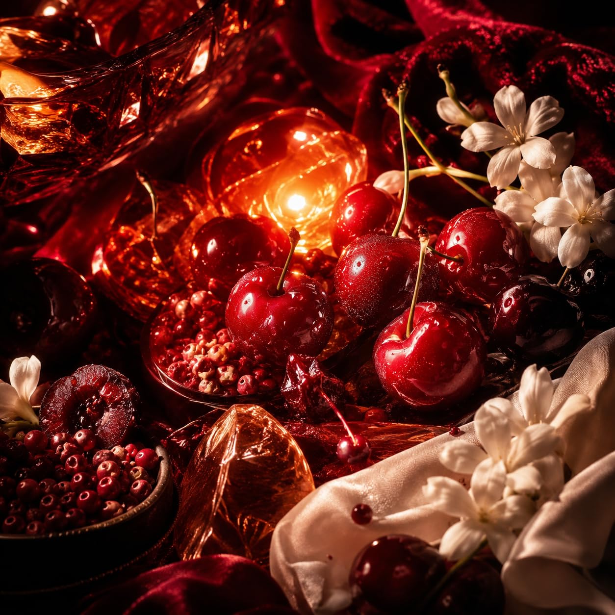 Electric Cherryz | Extrait de Parfum 50 ml | Unisex Duft | Schwarze Kirsche, Mandel & Vanille – Gourmand, Fruchtig & Verführerisch | Lang anhaltend