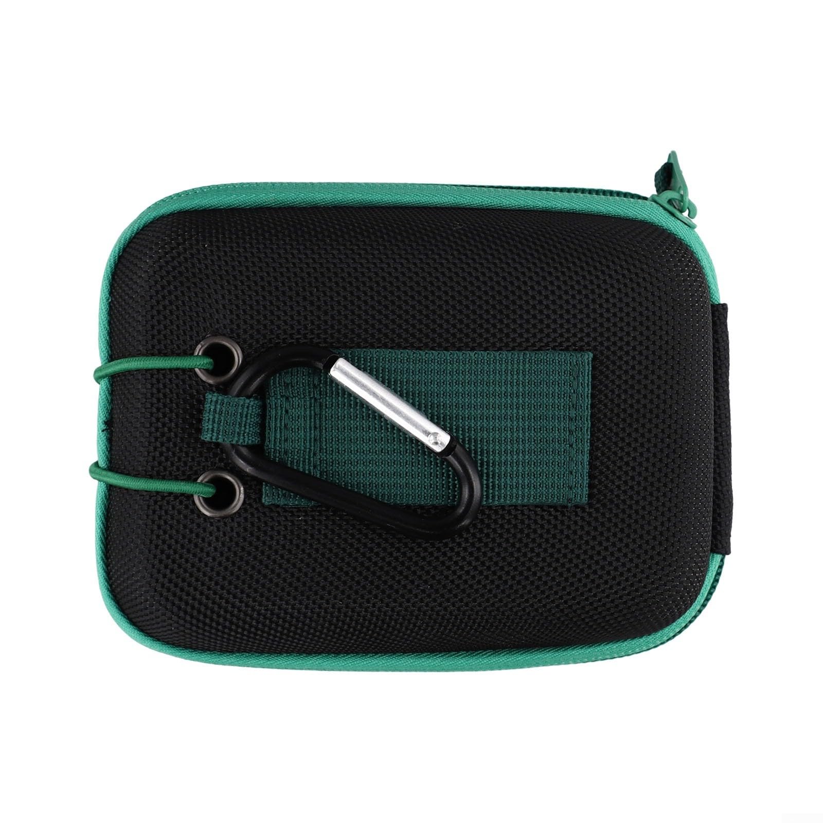 Estuche rígido para telémetro de golf, 9x14x5cm EVA bolsa protectora con mosquetón para almacenamiento de cámara de caza