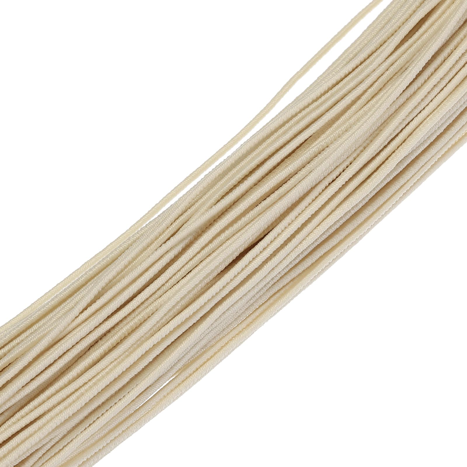 PATIKIL 1/4" X 98' Bungee Shock Cord, 6mm Thick Kayak Stretch String Rope Heavy Elastic Rope