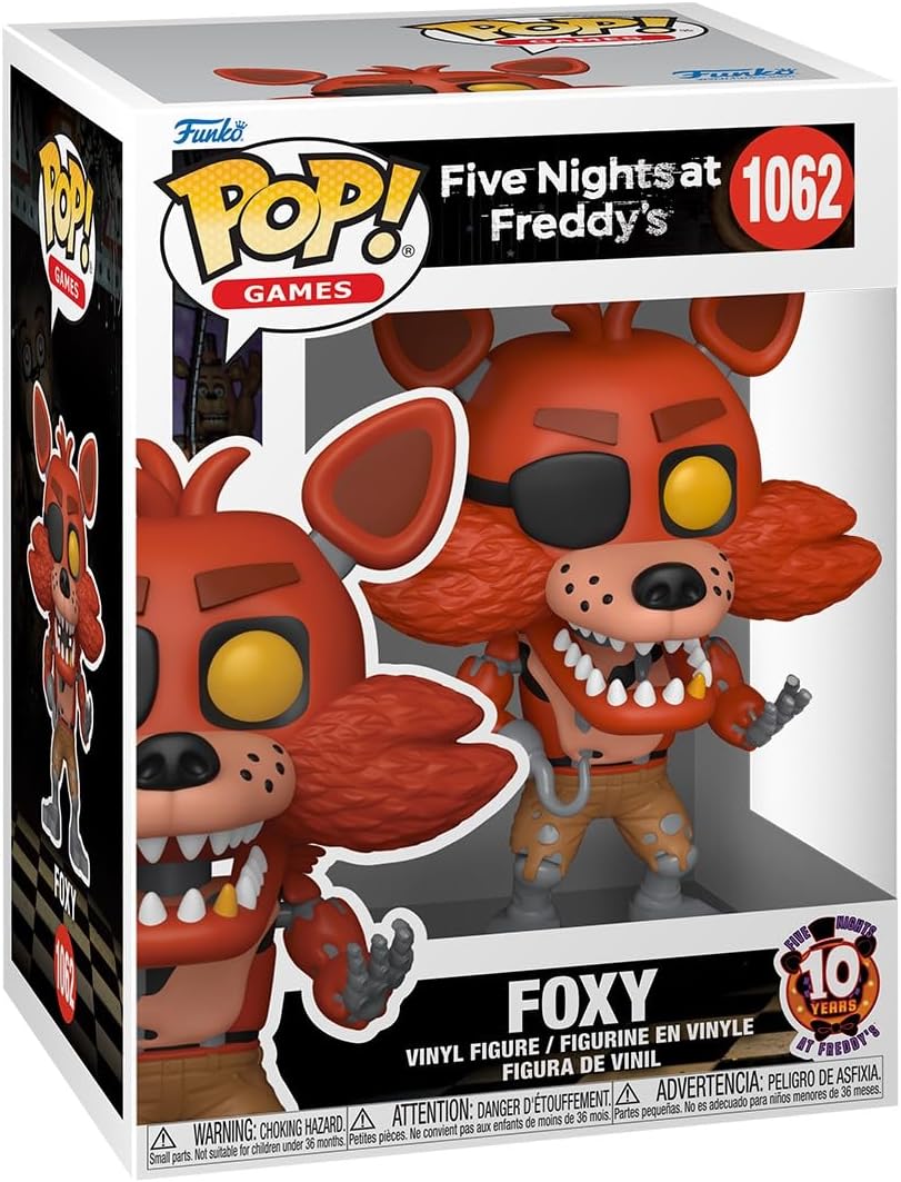 Funko POP! Games: Five Night's at Freddy's (FNAF) - Foxy - Collectable Vinyl Figure - Gift Idea - Official Merchandise - Toys For Kids & Adults - Model Figure for Collectors and Display