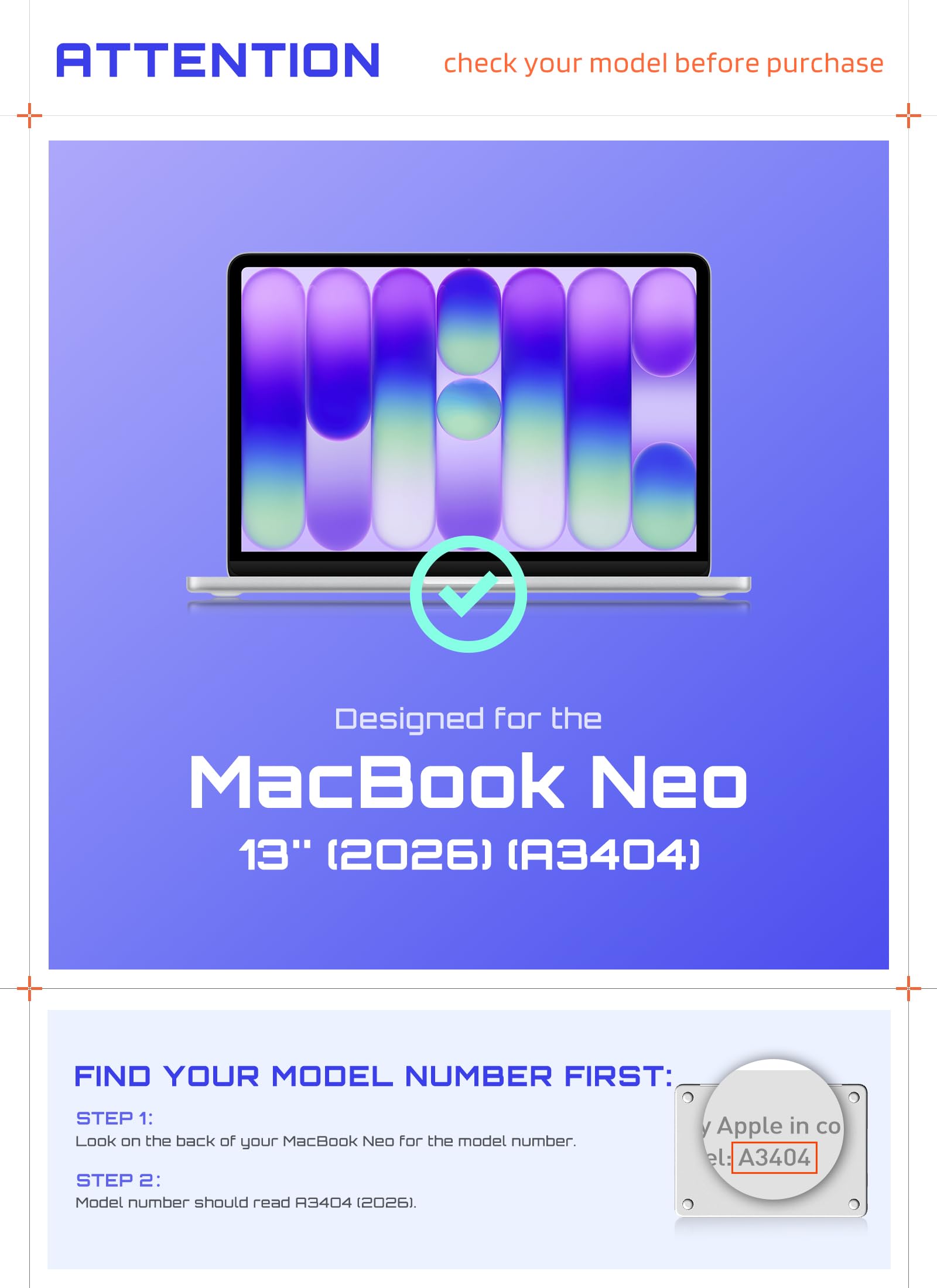 SUPCASE Etui na MacBooka Neo 2026 13,0 cala (jednorożec Beetle) wytrzymały pokrowiec na MacBook Neo 2026 13" - czarny