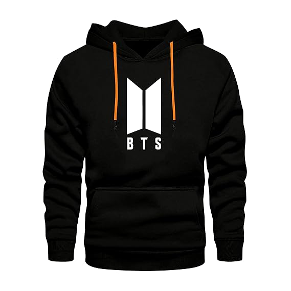 FASHION AND YOUTH Stylish Unisex BTS Bangtan Boys Design Printed Hooded Hoodies | Pullover Sweatshirts for Men & Women