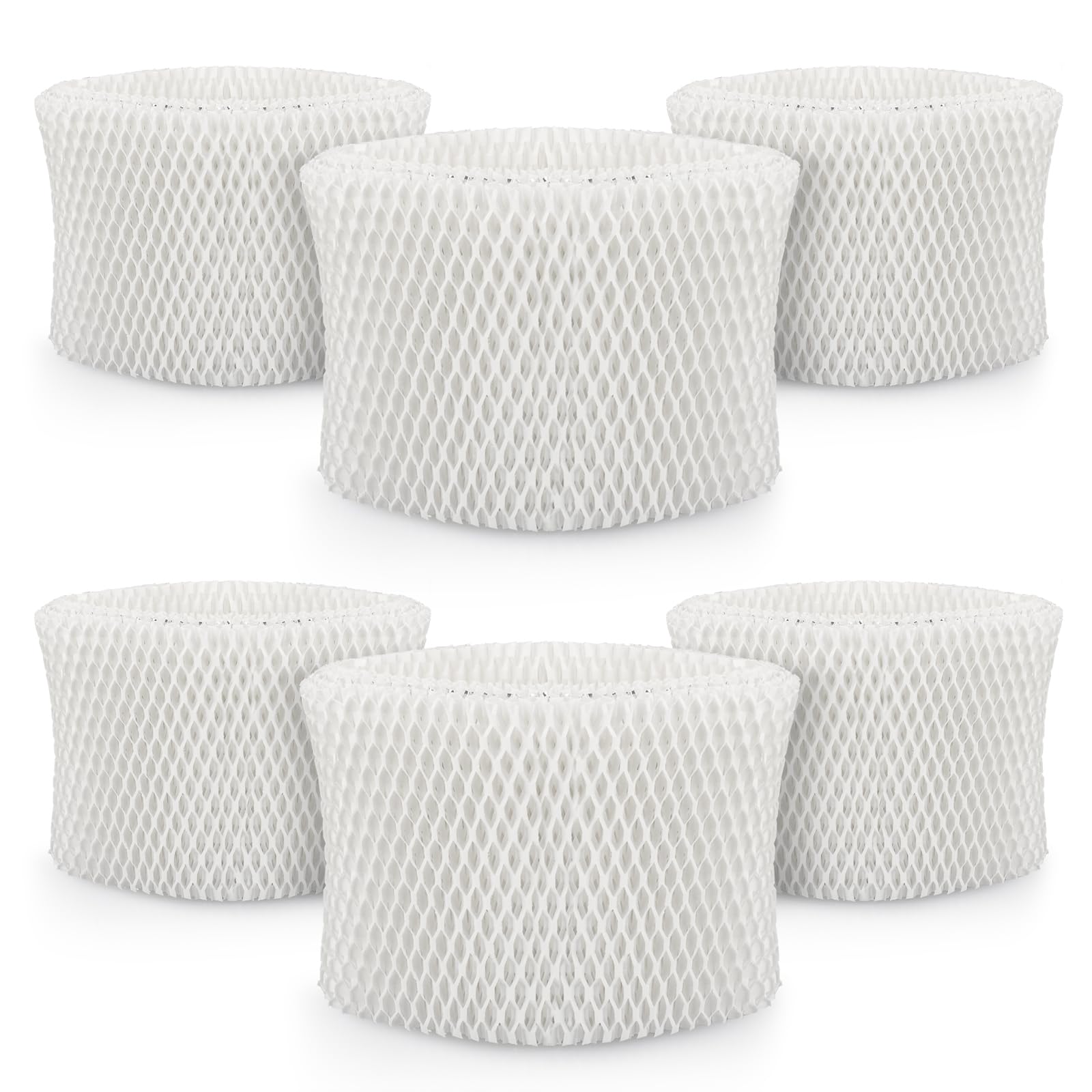 WF2 Humidifier Filter Replacement for Vicks & Kaz Starry Night Cool Mist Humidifier V3500N V3700 V3100 V3900, for Sunbeam 1118 Series and Honeywell HCM-300T Relion WA-8D Enviracaire ECM-500- 6 Pack