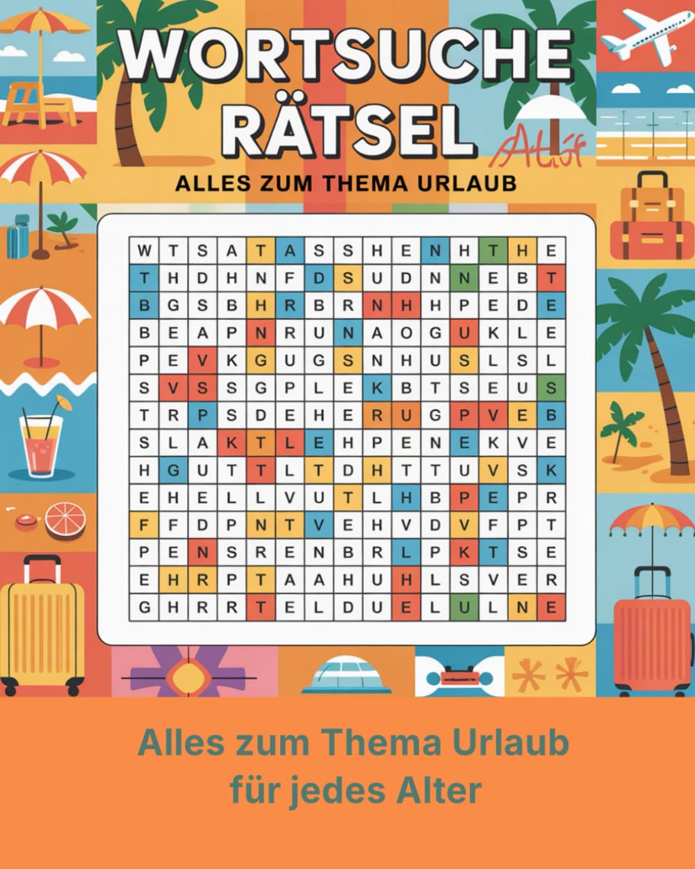 Wortsuche Rätsel: Alles zum Thema Urlaub