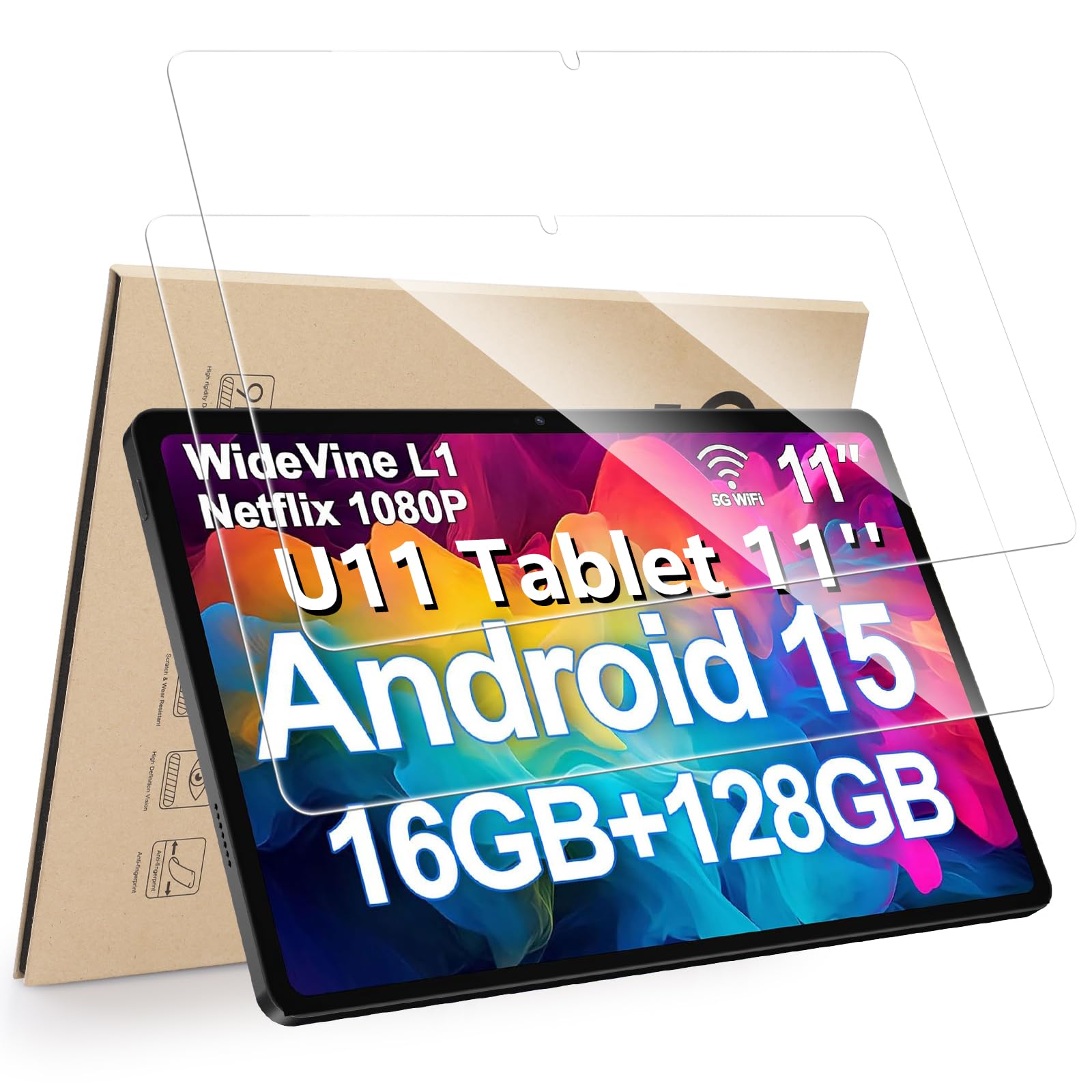 DOOGEE U11 android16 タブレット＋ガラスフィルム2枚セット Amazon.co.jp: Hianjoo 2枚セット DOOGEE U11/U11 Pro 対応 フィルム