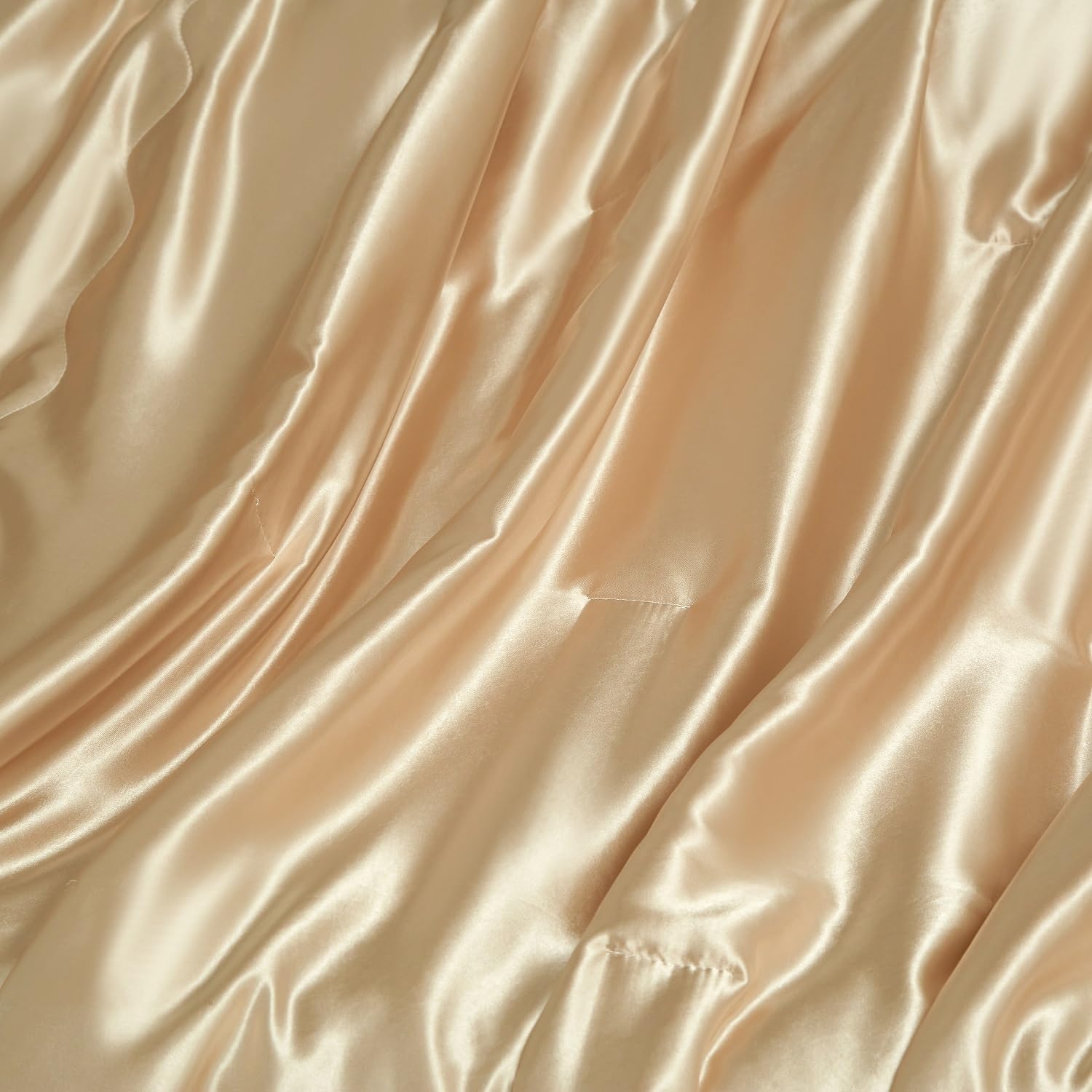 Luowei Komfort Decke 150 x 200 cm Satin Khaki Kühlende Verpackte Sommer Satin Decke Luxus Atmungsaktive Leicht zu tragen für Schlafsofa Haustier und Outdoor-Reisen