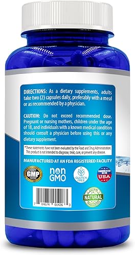 Miniatura 2 de Generic Vitamina natural extra fuerte nicotinamida con resveratrol 1200 mg (vitamina B-3) 120 cápsulas vegetarianas sin gluten y sin OMG