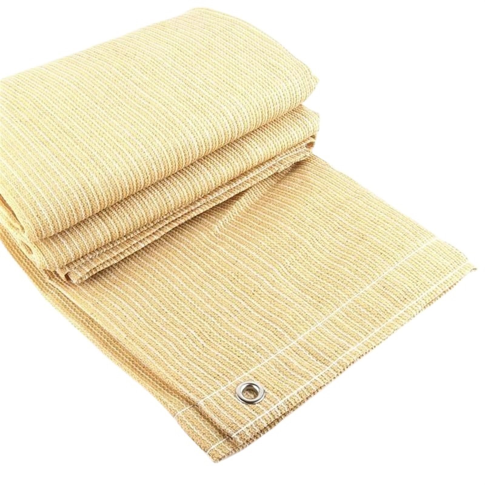 GLDYTVF for Balconies 0.9mx2m Beige Sunshade Netting for Pergolas Terraces Garden Buildings Outdoor Privacy Barrier Weather Resistant Easy Install