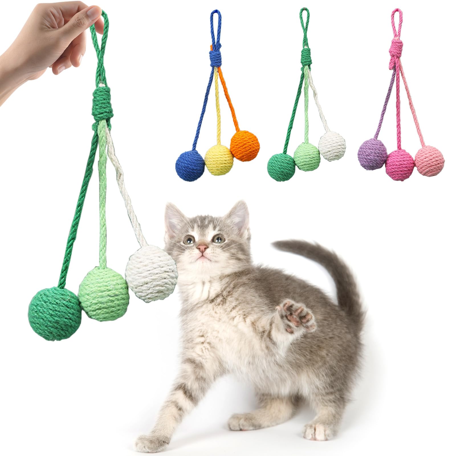 Amazon | HOMEBASICS 猫 おもちゃ ボール 猫じゃらし 鈴付き 音が鳴る