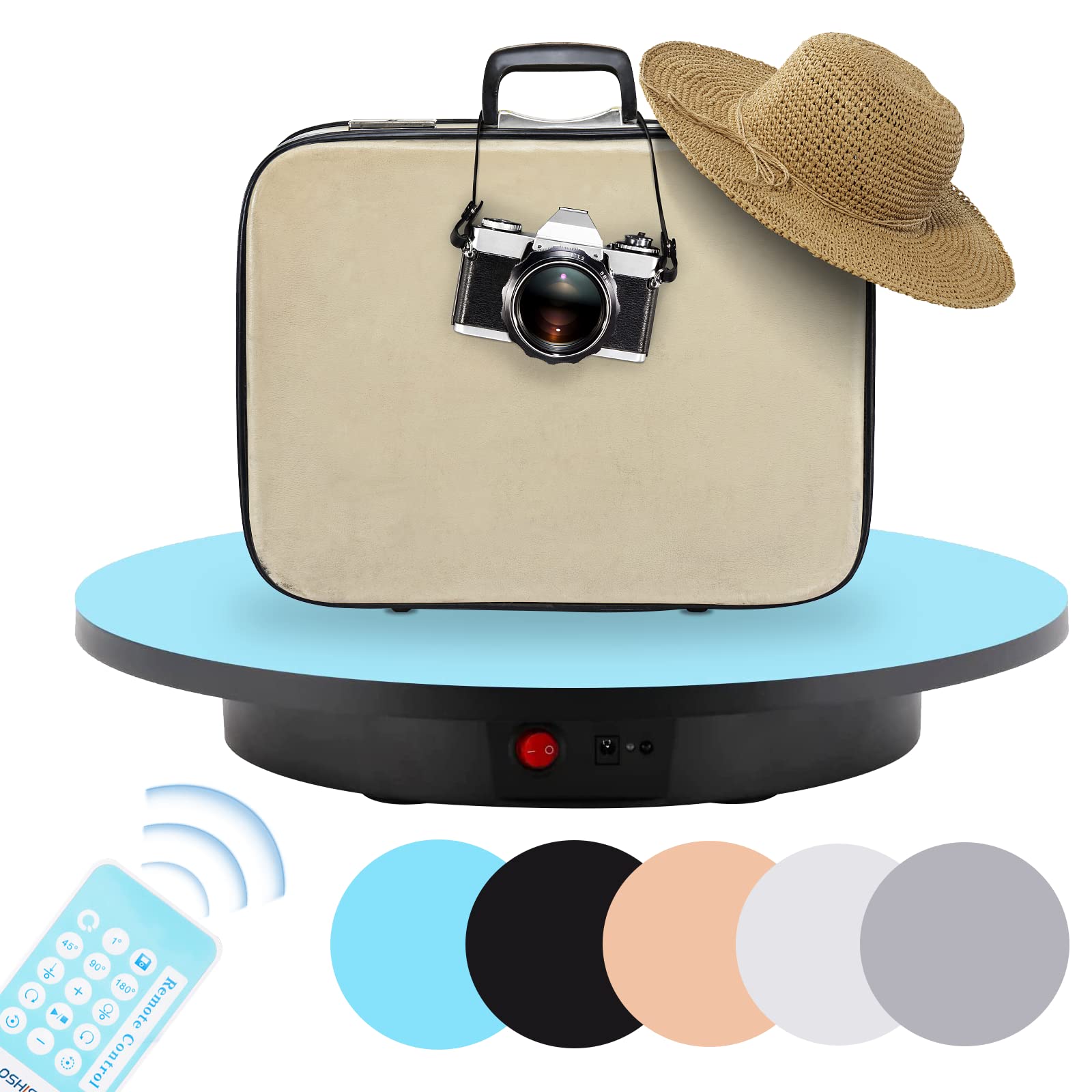 Buy BAOSHISHAN Electric Rotating Display Stand Remote Control Rotating