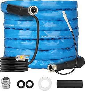 RVGUARD Heated Water Hose 25FT for RV, -20 ℉ Freeze Protection Heated Water Hose