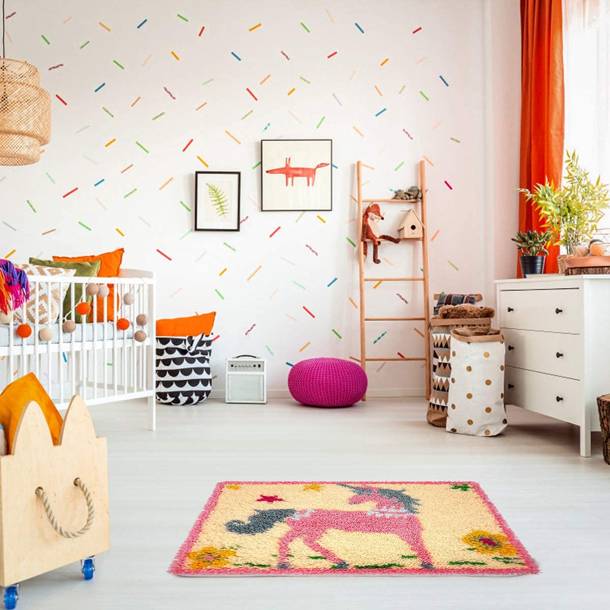 Kits De Crochet De Loquet Pour Débutants, Kits De Tapis De Loquet Pour Adultes,kit De Broderie Au Point De Croix