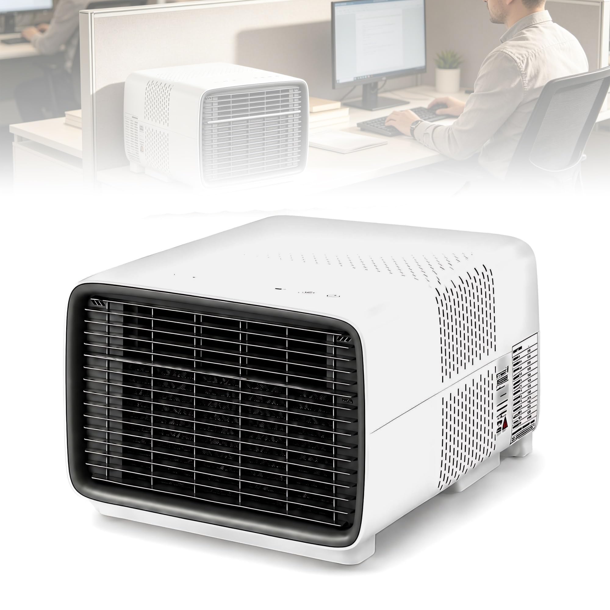 Qitujour One Color Tent Air Conditioner - Portable Ac For Camping, 2700 Btu Real Compressor, 280W Low Wattage & 45Db Quiet Sleep Mode, 3-I-N-1 Mini Cooler For Rv, Tents, Dorms & Outdoor Travel