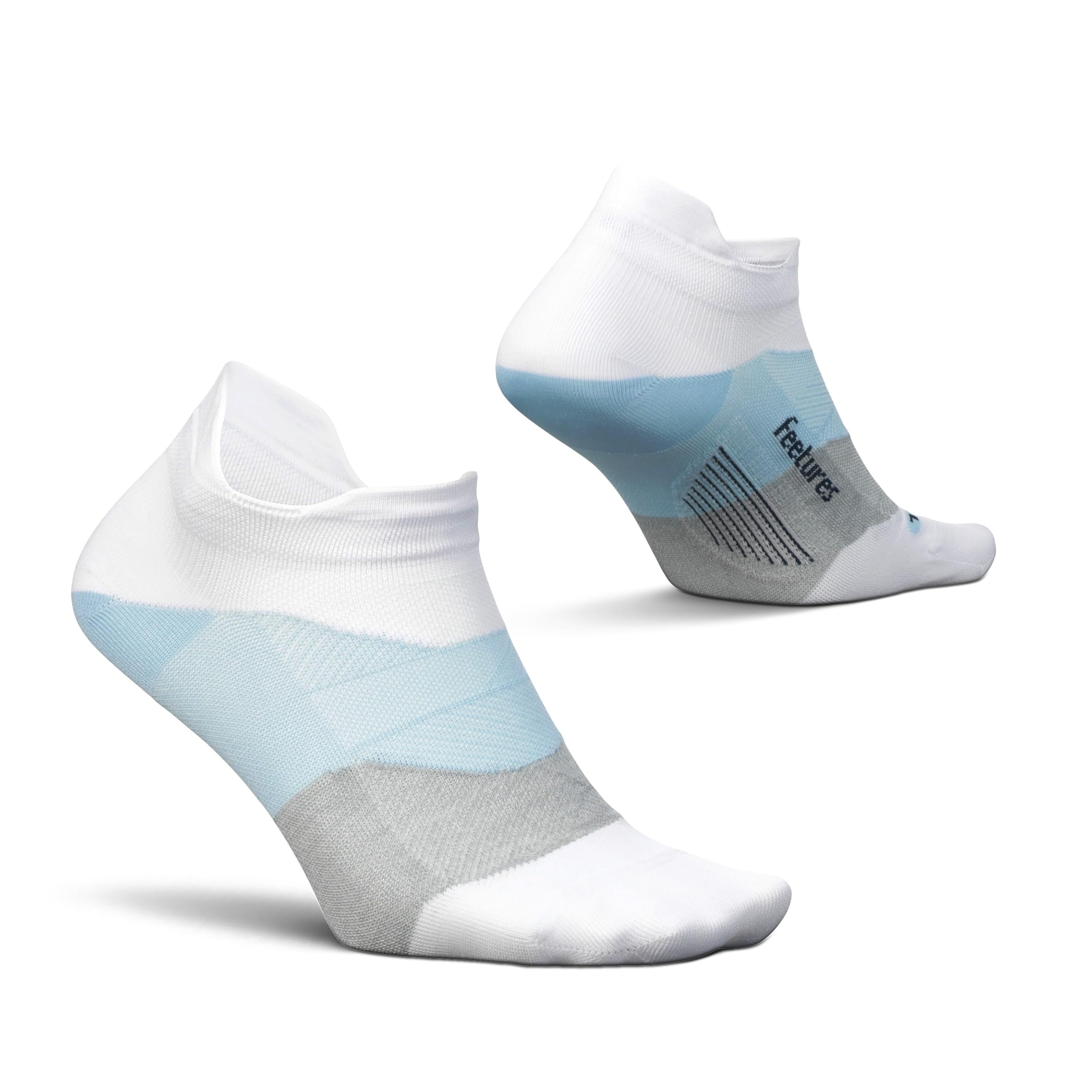 Feetures Elite Ultra Light No Show Tab Ankle Socks - Sport Sock with Targeted Compression