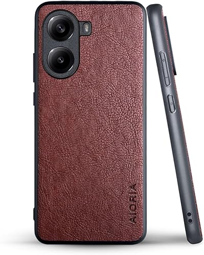 Vista 20 de Para Xiaomi Redmi Note 12 Pro Plus Case, 6.67 "Pantalla Premium PU Cuero Cover Retro Business Design Funda protectora completa para Xiaomi Redmi