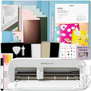 Cricut Joy Xtra Cutting Machine with Printable Sticker Paper and Card Kit Bundle