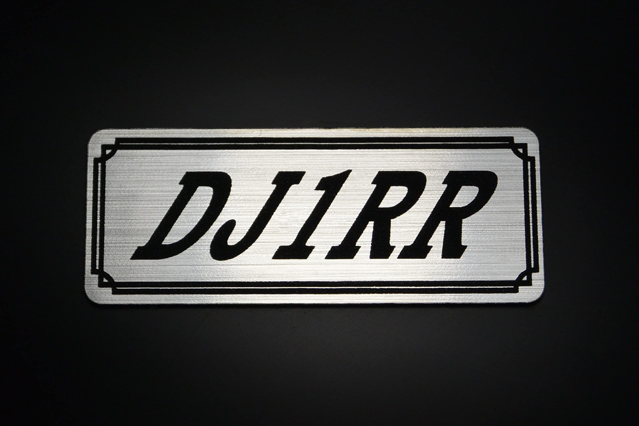 Amazon.co.jp: E-384-2 DJ1RR 銀/黒 オリジナル ステッカー パーツ 