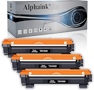 Amla 2000 Seiten Toner Kompatibel mit Brother TN1050 TN-1050 XL TN-1050XL Toner für Brother DCP 1510 1512 1512A 1610W 1612W HL 1110 1110R 1112 1112A 1201 1210W 1211W 1212W MFC 1810 1815