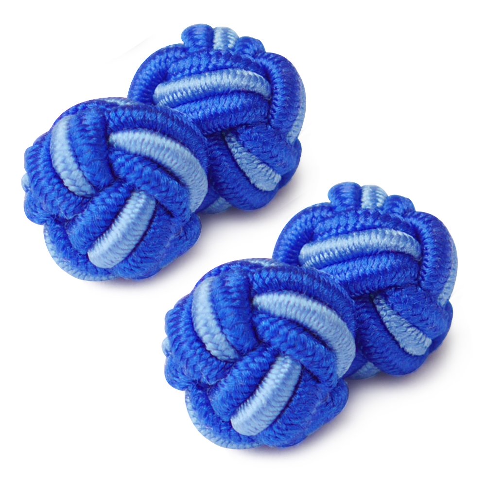 HONEY BEAR Gemelos de seda del nudo de la tela para hombre/mujer, redondos para el regalo de boda del negocio